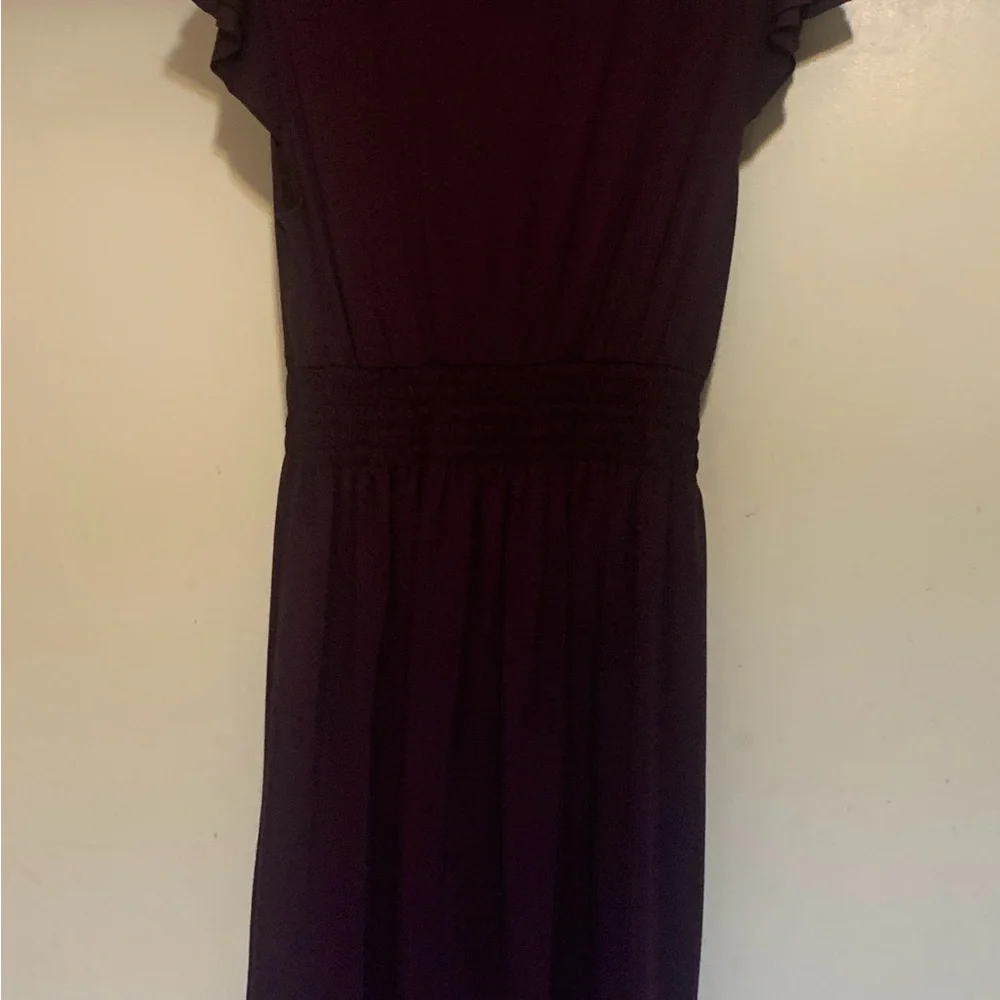 Eggplant Purple Ruffled size Small  Women's Dress NWOT - Picture 12 of 12
